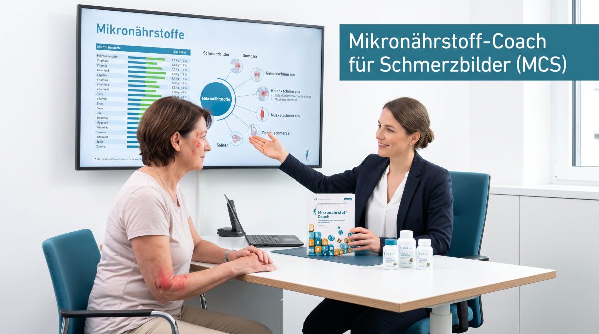 Mikronährstoff-Coach für Schmerzbilder – Online-Kurs
